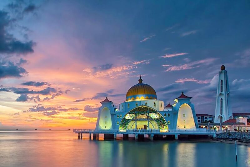 Masjid Selat Melaka du lịch du thuyền 5 ngày 4 đêm