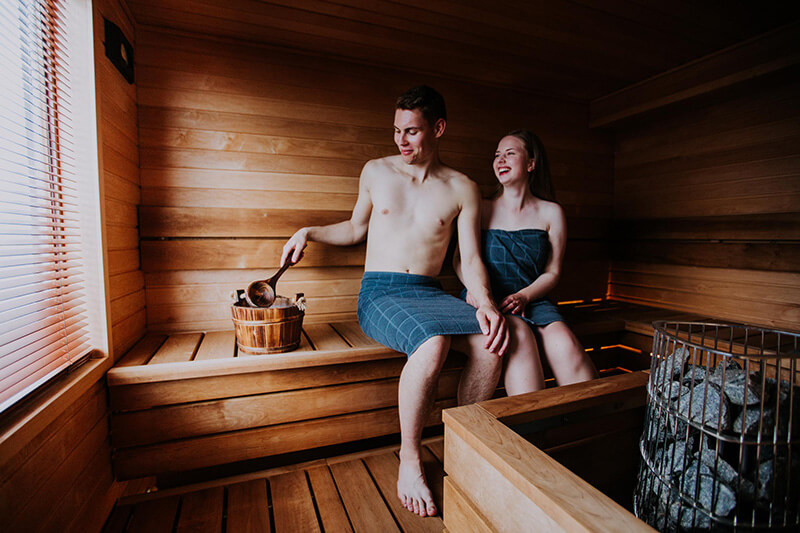 Sauna và spa trên du thuyền biển 5 sao