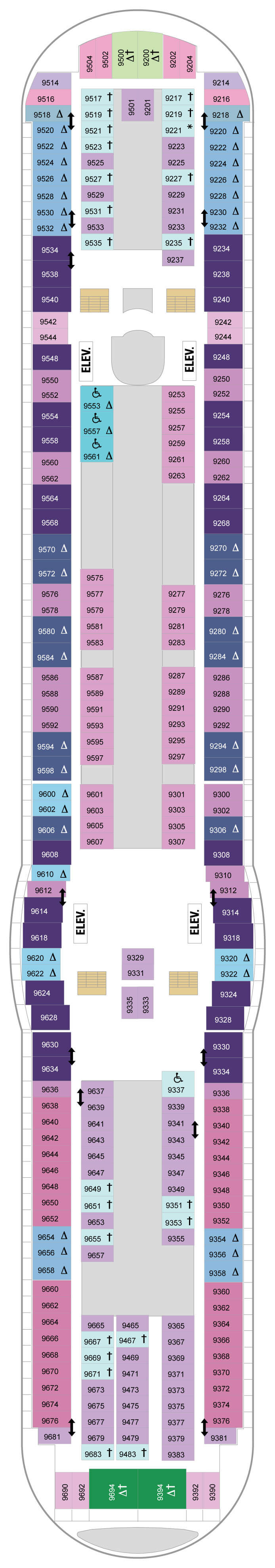 Sơ đồ boong 8 tàu Voyager of the Seas