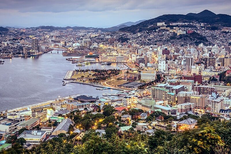 Vẻ đẹp của thành phố Nagasaki du lịch tàu biển