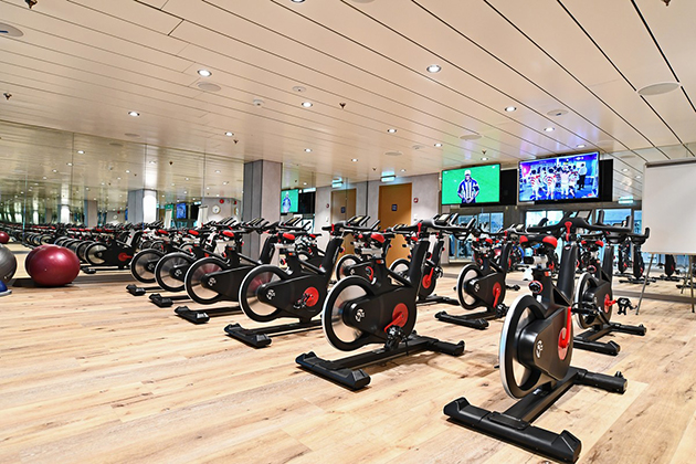 Hoạt động phòng tập gym trên tàu cao cấp Voyager of the Seas