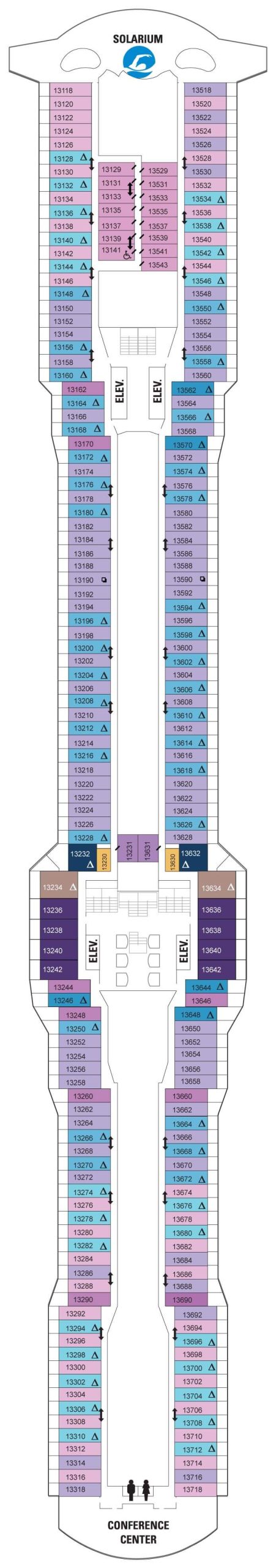 Sơ đồ boong 13 tàu Quantum of the Seas