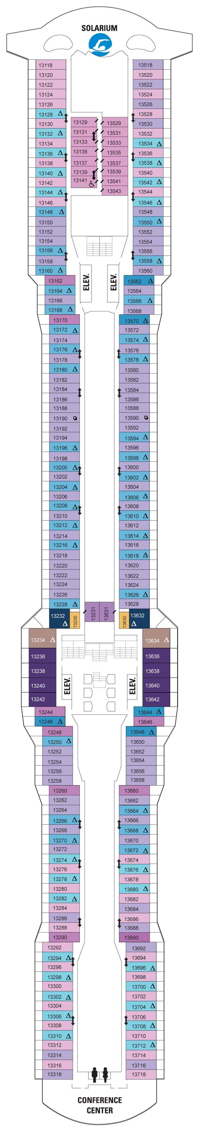 Sơ đồ boong 13 tàu Quantum of the Seas