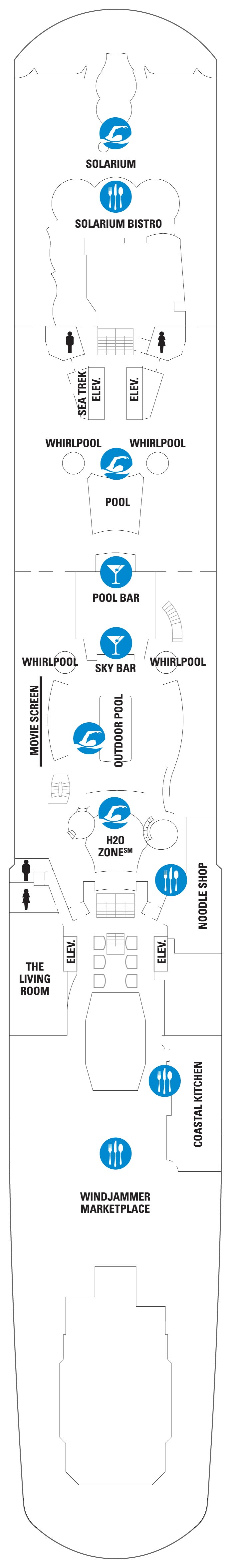 Sơ đồ boong 14 tàu Quantum of the Seas