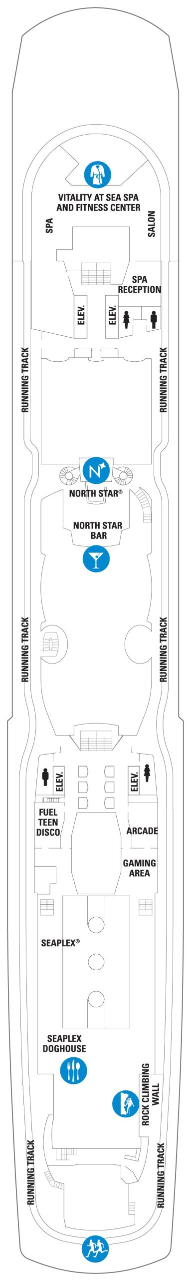 Sơ đồ boong 15 tàu Quantum of the Seas