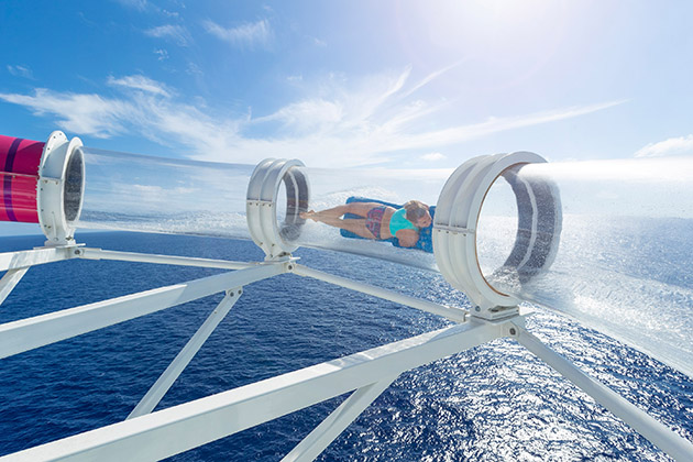 Trải nghiệm đường trượt ống nước The Perfect Storm trên tàu Voyager of the Seas