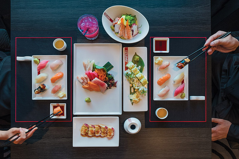 Trải nghiệm món ăn Nhật Bản tại nhà hàng Izumi tàu Quantum of the Seas